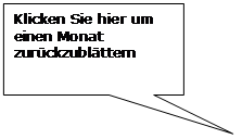 Rechteckige Legende: Klicken Sie hier um einen Monat zurückzublättern
